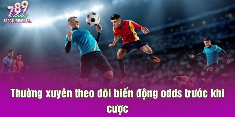 Thường xuyên theo dõi biến động odds trước khi cược